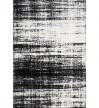 Високоворсний килим Fiber Shaggy 1295А Black-Dark Grey - высокое качество по лучшей цене в Украине.